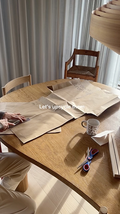 いらない紙袋で作るミニノート