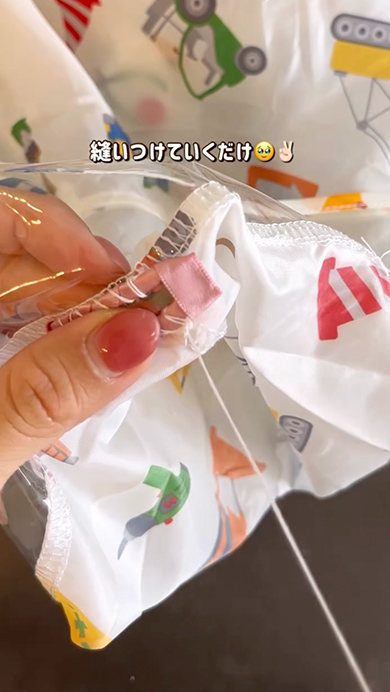 レインコートのフードが脱げない裏ワザ