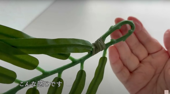 100均造花の壁掛けの作り方