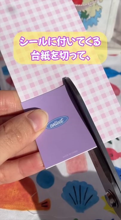 ダイソーのキーホルダーミニ本をシール帳に仕上げたら