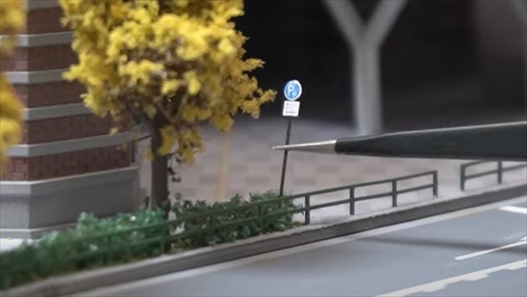東京駅模型スケール1/600 ブロンズ調仕上げ