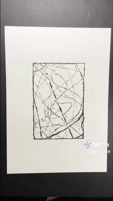 ビー玉 転がす 絵 制作 アート メイキング