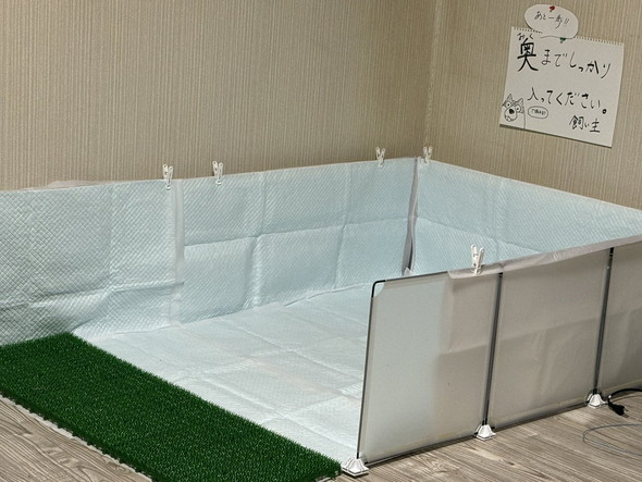 ワンコのための室内トイレ