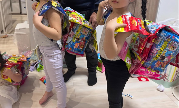 お菓子ランドセル