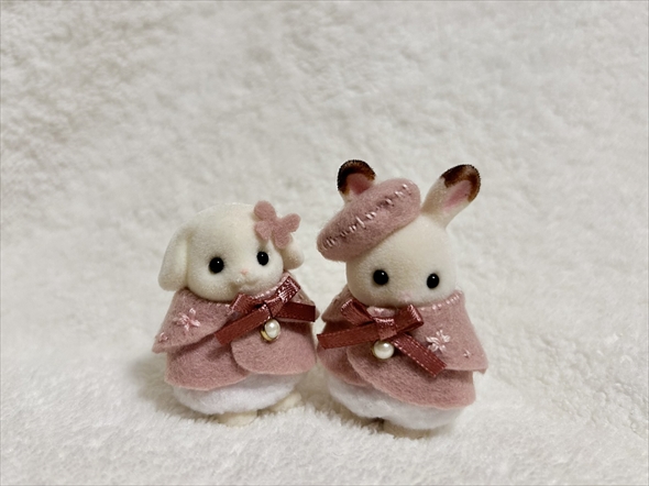 シルバニアのポンチョの作り方