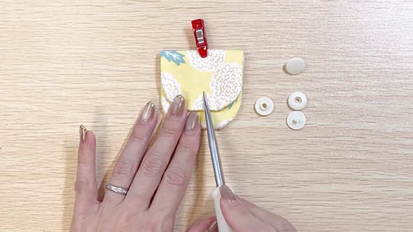 ハギレで作るミニポーチ