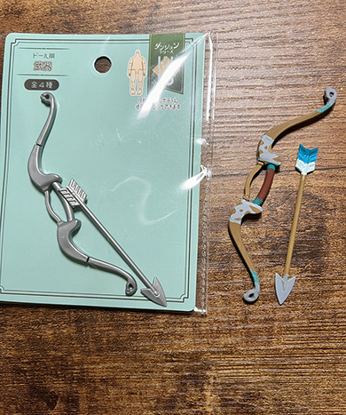 セリアのアイテムで作った旅人の弓
