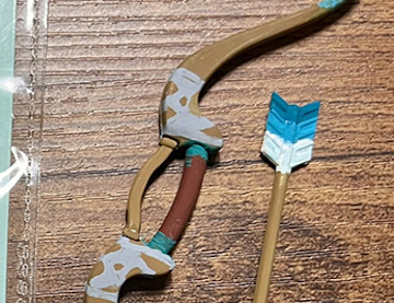 セリアのアイテムで作った旅人の弓