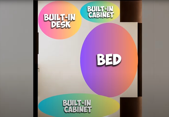 狭い寝室のスペースを活用する改装デザイン