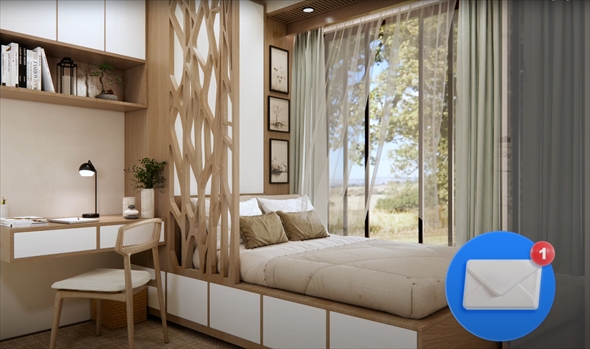 狭い寝室のスペースを活用する改装デザイン