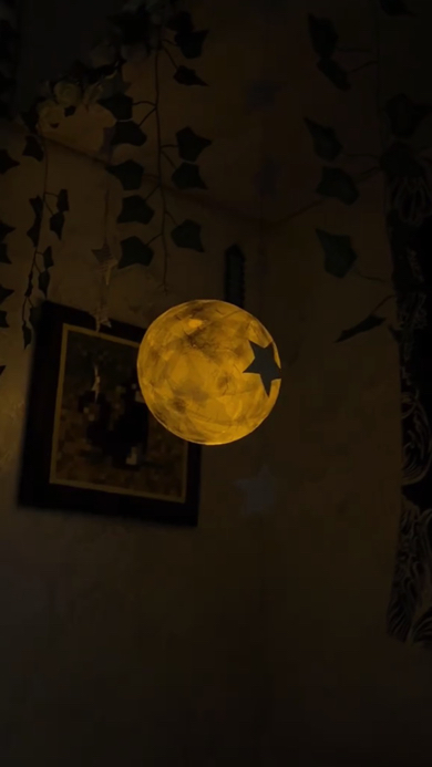 月のランプのDIY動画