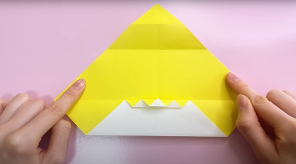 折り紙で作るひよこ