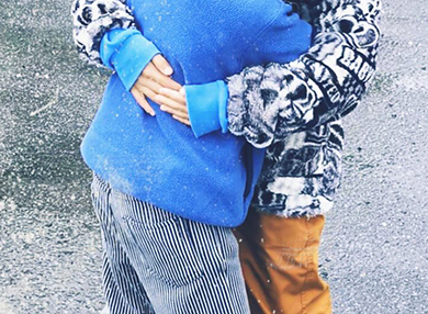 大親友と再会した7歳息子