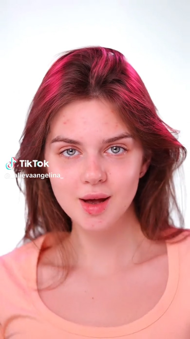 すっぴんからマダム風メイク