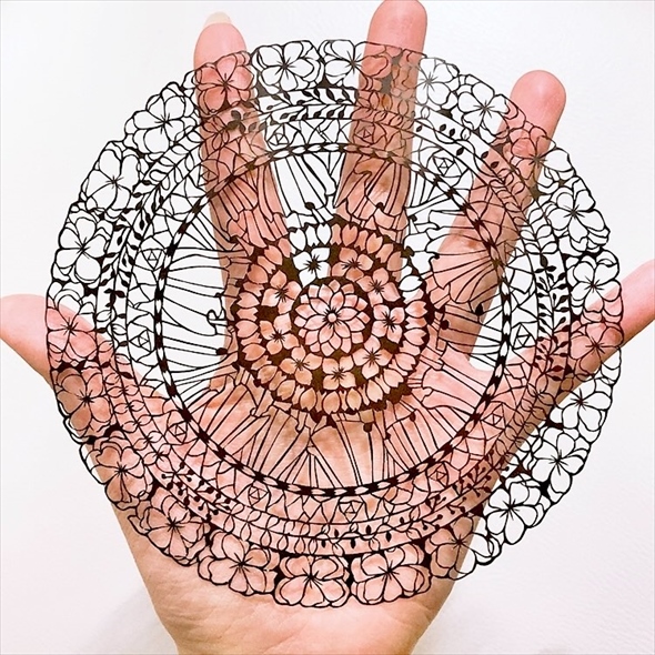 フェルト作家が折り紙を切った結果がすごい