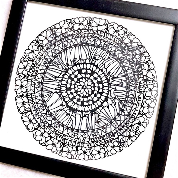 フェルト作家が折り紙を切った結果がすごい