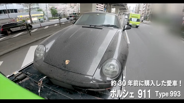 寺門ジモンの廃車寸前のポルシェ