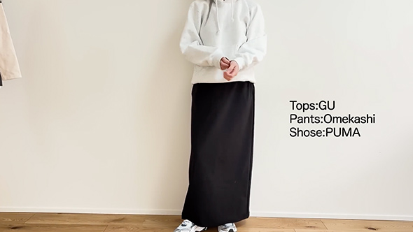 無印良品とユニクロの着回しコーデ