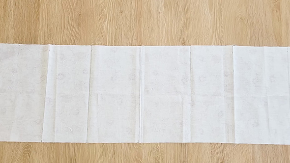 100均の手ぬぐいを使ったファスナーポーチ