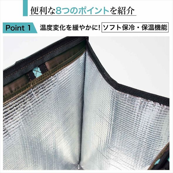 『InRed』2025年6月号付録、「コールマン」コラボクーラートート ソフト保冷・保温機能