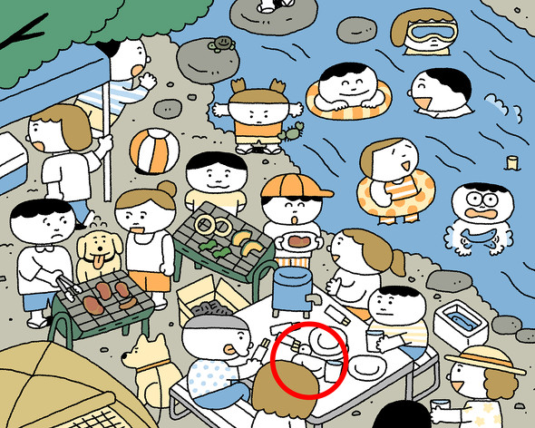 ねとらぼ　隠し絵　イラカアヅコ