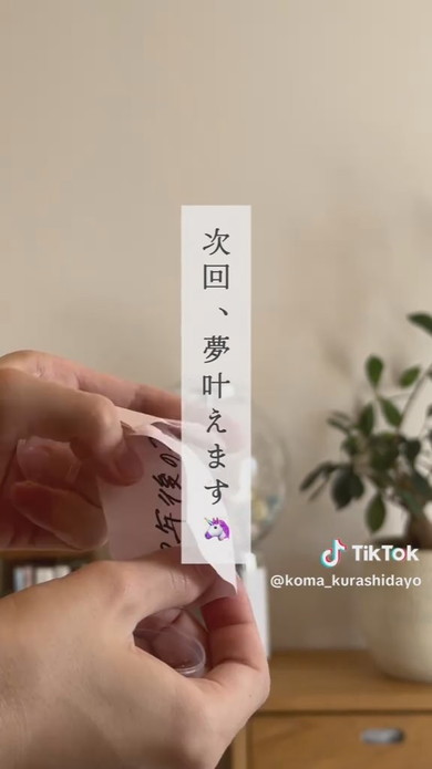 出てきたカプセルを開封