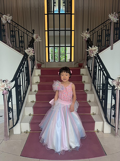 6歳娘が作ったドレス