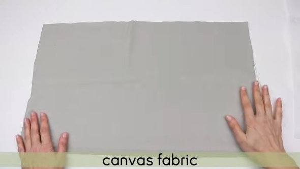 キャンバス生地を使用