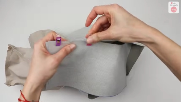 マチを作成する様子