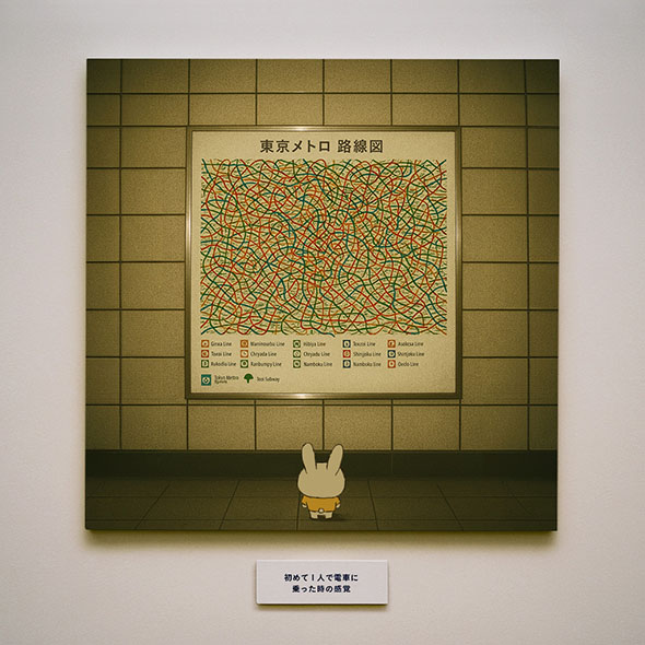 「子どものころのあの感覚」を描いた絵・1枚目