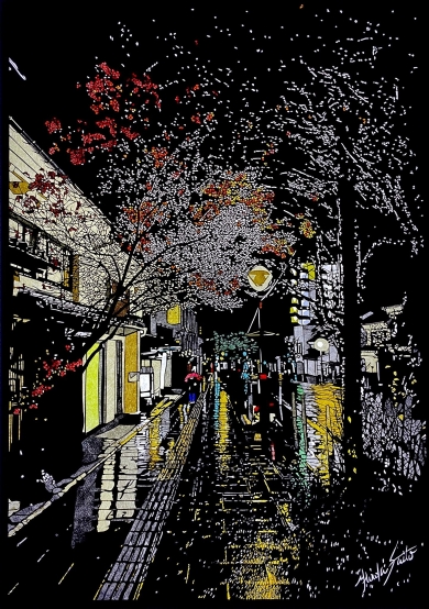 切り絵作品