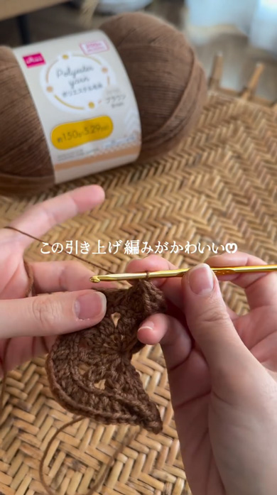 超大玉毛糸丸ごと編んだら