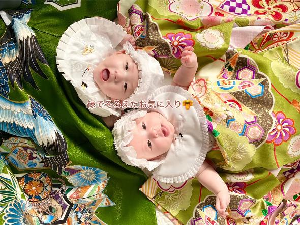 双子の成長記録