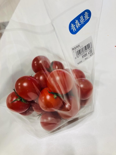 青森県産のミディトマト