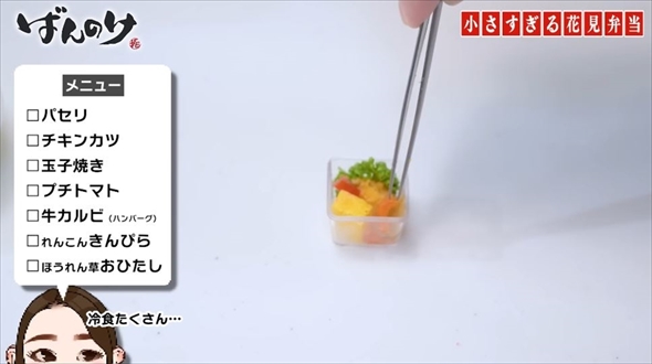 花見で出てきた愛妻弁当が小さすぎたときの夫の反応