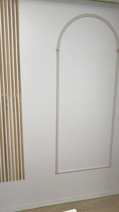 同棲部屋の壁をDIY