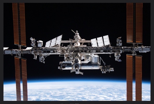 国際宇宙ステーションの写真