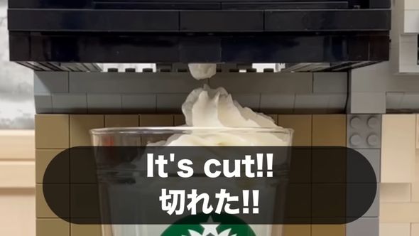 回転機構を追加してホイップクリームを切る