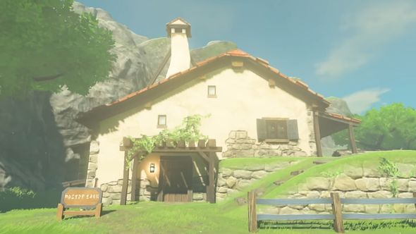 「ゼルダの伝説 ブレス オブ ザ ワイルド」に登場するリンクの家