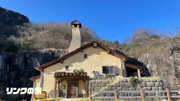 完成したリンクの家のジオラマ