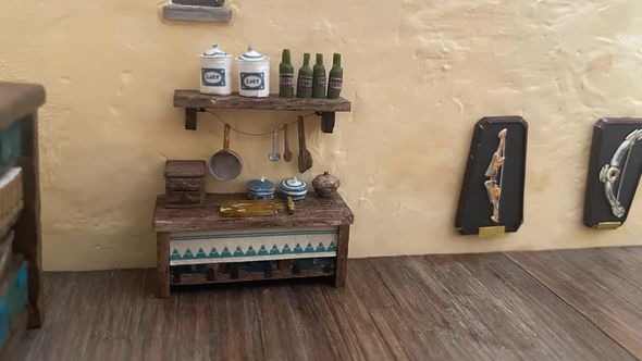 リンクの家のキッチン