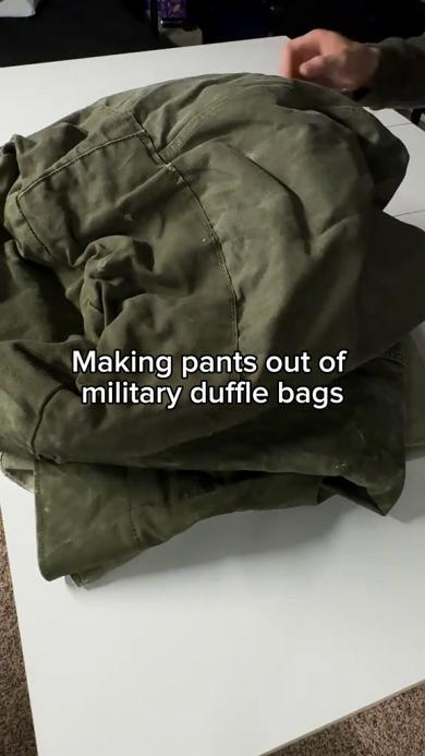 3つのミリタリーバッグ