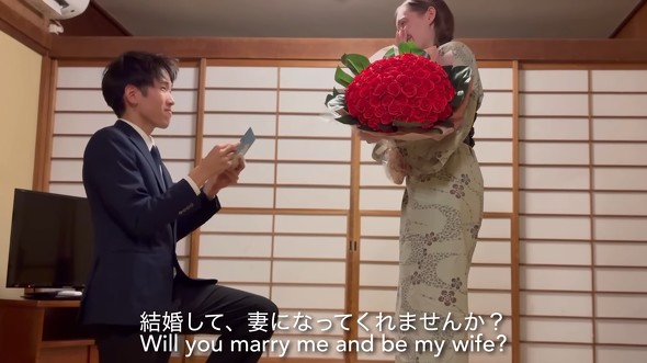 5年半付き合ったアメリカ人彼女にプロポーズ