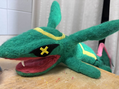 ダメージくらったっぽいレックウザ