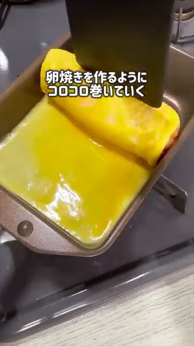 ご飯を卵でくるくるまくだけでかわいいサンリオキャラが完成