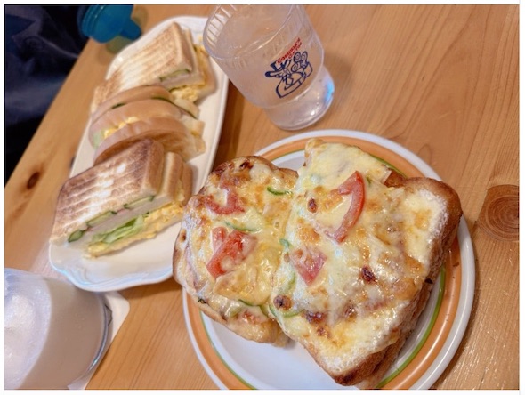 サンドイッチ、ピザトースト