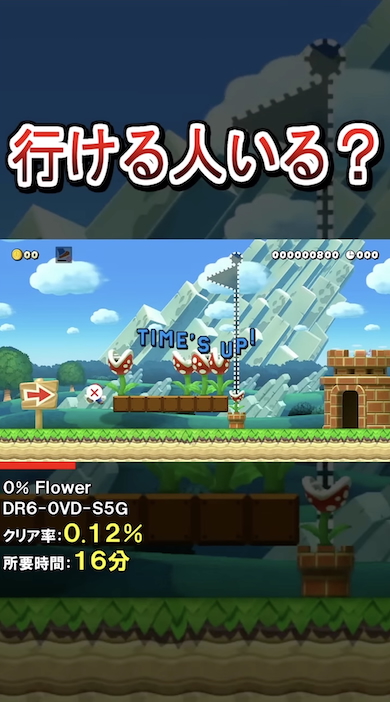 「スーパーマリオメーカー2」激ムズコースに挑戦