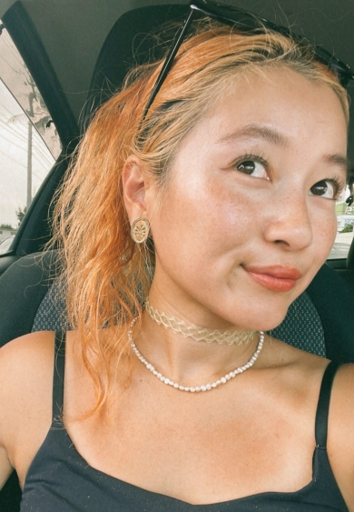 現在の中島さん（ヘアアレンジ）