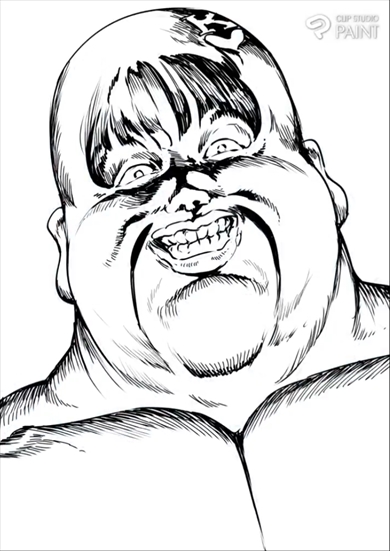 とんでもない下書きから美少女イラストを完成させるタイムラプス