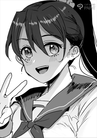 とんでもない下書きから美少女イラストを完成させるタイムラプス